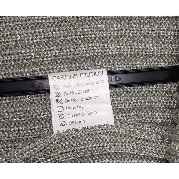 Vintage M&M Miss Milan Sage Green Sweater Tunic XS – Boutique 80s/90s Knit - Picture 10 of 10